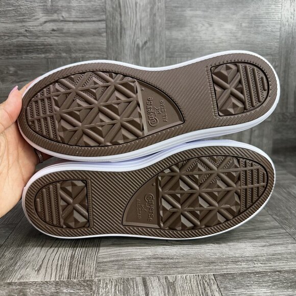 Converse Move Hi Youth Size 6 Dark Grey Sparkle Hightop Shoes - Picture 8 of 9